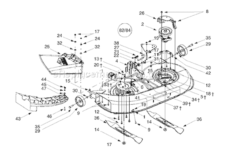Page B Diagram and Parts List for 13AK604G401 2000 Yard Man Lawn Tractor